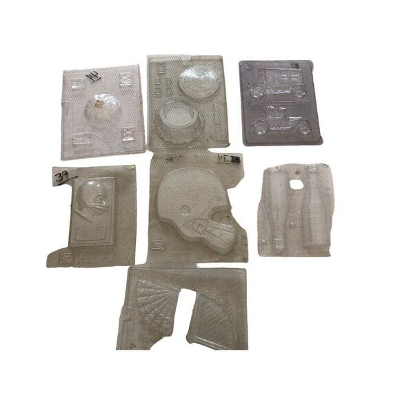 Lot of 62 Vintage Plastic Molds Candy Chocolate Making - Picture 4 of 7
